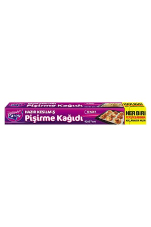 Parex Pişirme Kağıdı Kesilmiş 10'lu