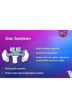 Parex Gıda Taşıma Torbası 70*90cm 7'li x 2 Adet