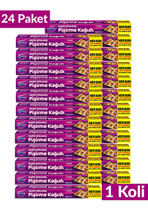 Hazır Kesilmiş Pişirme Kağıdı 16’lı 42 x 37 cm 24 Paket 1 Koli