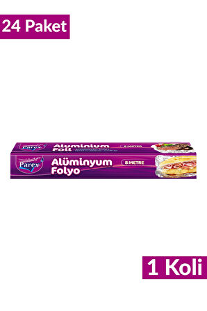Alüminyum Folyo 8 Mt 24 Paket 1 Koli