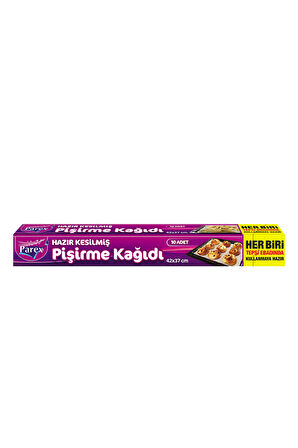 Hazır Kesilmiş Pişirme Kağıdı 10’lu 42 x 37 cm 24 Paket 1 Koli