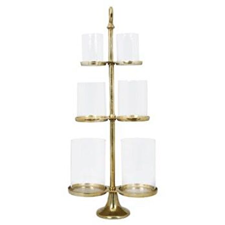 Vitale Metal Gold Mumluk 34x71 cm AK.IJ0006