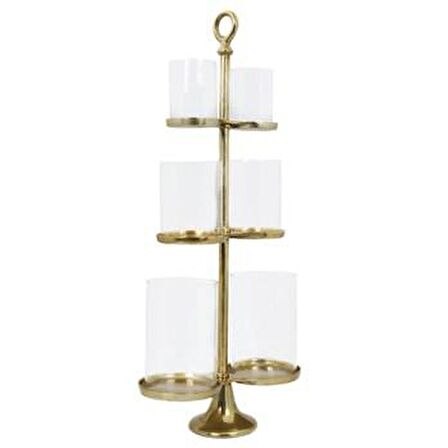 Vitale Metal Gold Mumluk 34x71 cm AK.IJ0006