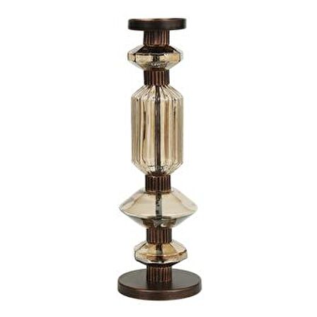 Vitale Antik Katlı Sütun Mumluk 14X43 cm