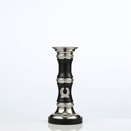 Vitale Silver Siyah Dekoratif Obje 12*12*31 cm