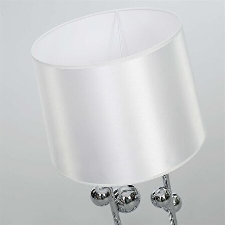 Vitale Metal Ayaklı Masa Lambası Beyaz AY.VTL-0044