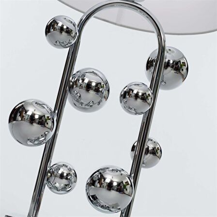 Vitale Metal Ayaklı Masa Lambası Beyaz AY.VTL-0044