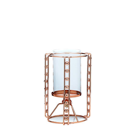 Vitale Alset Bronz Tealight Mumluk 19 cm AK.JE0073