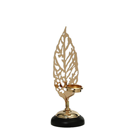 Vitale Yaprak Mumluk Gold 35 cm AK.JE0092