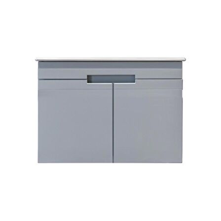 Kobos Meta Lavabo Dolabı Mat Gri 91 cm KB110010