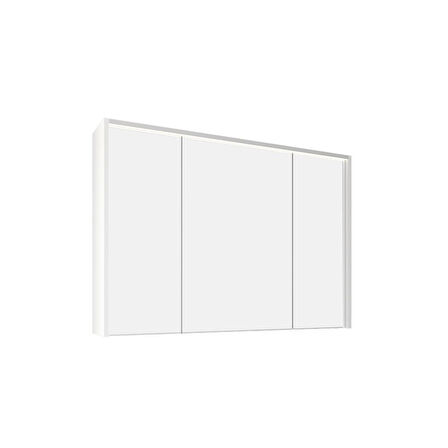 Kobos Meta 121 cm Ayna Kapaklı Ü. Dolap Bianco KB300008