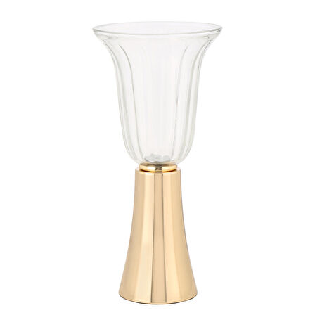 Vitale Kupa Mumluk Gold 15x15x40 cm AK.JD0100