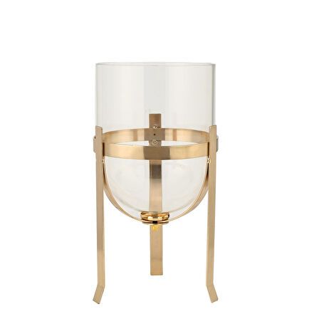 Vitale Baisse Cam Mumluk Gold 15x15x25 cm AK.JD0102
