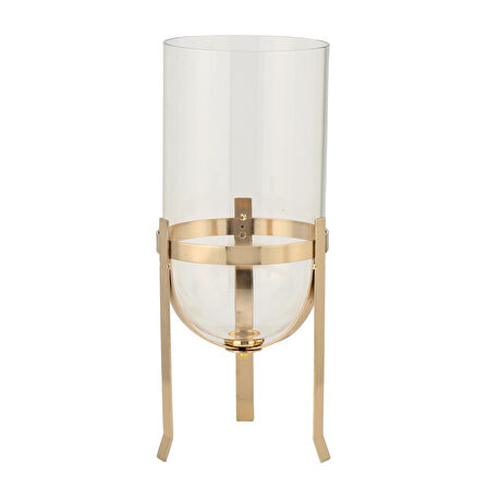 Vitale Baisse Cam Mumluk Gold 15x15x32 cm AK.JD0104