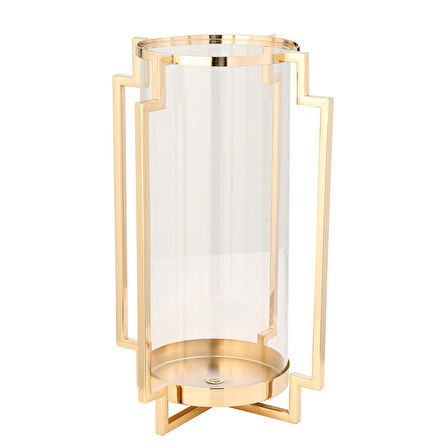 Vitale Saillie Cam Mumluk Gold 25x25x37 cm AK.JD0108