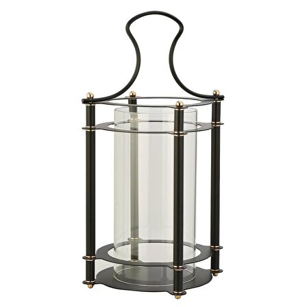 Vitale Gold Toplu Büyük Fener 25*25*60 Cm AK.JD0110