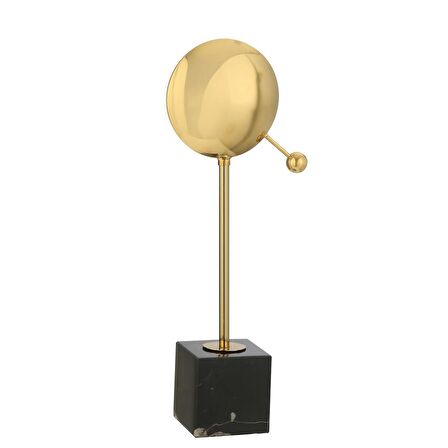 Vitale Gold Uydu Dekor Orta 16.5*8*42.5 Cm AK.JD0204