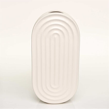 Vitale Oasis Beyaz Vazo 15*11*31 cm