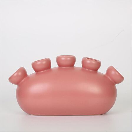 Vitale Suncoral Kırmızı Vazo 30*13*13 Cm AK.JL0022