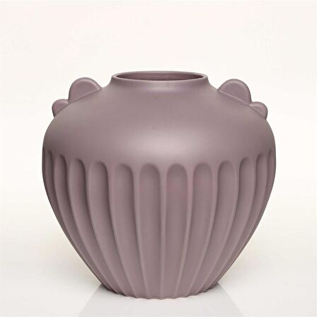 Vitale Antıque Kahve Vazo Kısa 27*27*24 Cm AK.JL0059