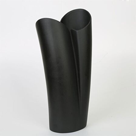 Vitale Siyah Spiral Vazo 11*18*39 Cm AK.JM00013