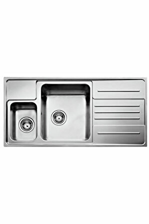 TEKA Stage 60 B Mikro Keten Dokulu 1,5 Gözlü Sağ Damlalıklı Eviye