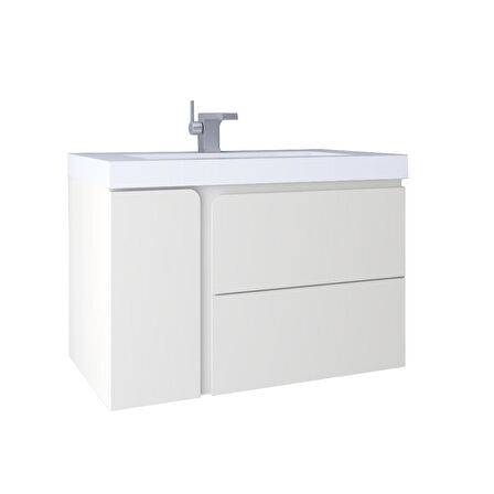 Kobos Future 80 cm Lavabo Dolabı White KB100025
