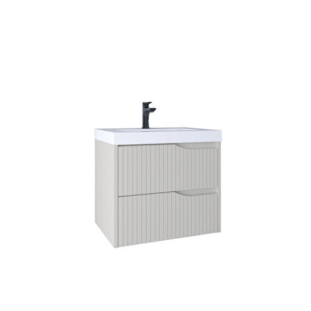 Kobos Infinity 60 cm Lavabo Dolabı Vanilla KB100033