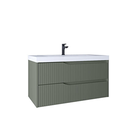 Kobos Infinity 80 cm Lavabo Dolabı Green KB100038