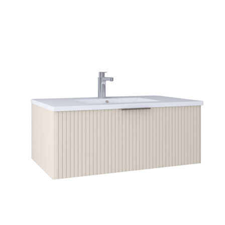 Kobos New Bella 80 cm Lavabo Dolabı Vanilya KB710024