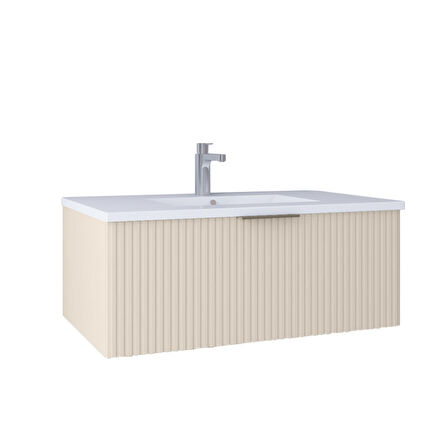 Kobos New Bella 80 cm Lavabo Dolabı Vanilya KB710024