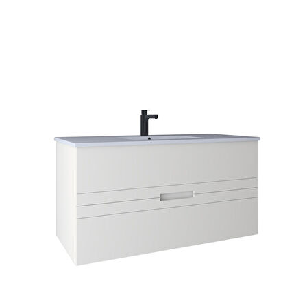 Kobos Meta 121 cm Lavabo Dolabı Bianco KB710044