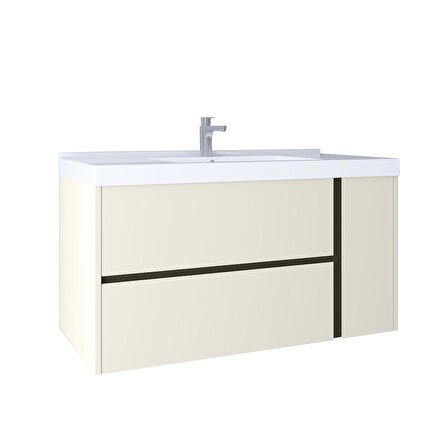 Kobos Linear 100 Cm Lavabo Dolabı Bianco KB710081