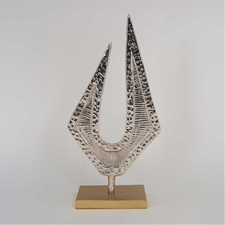 Vitale Metal Mızrak Silver Dekor 9*20*39 cm