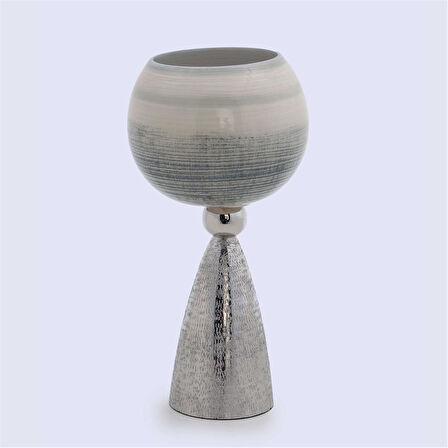Vitale Sage Cam Metal Mumluk 12.7*12.7 cm