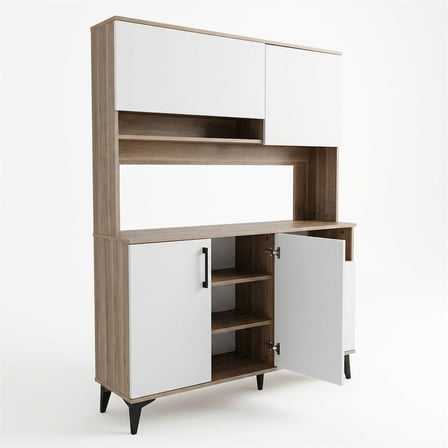 Kobos Kahve Köşesi Çok Amaçlı Mutfak Dolabı 150cm SP02348