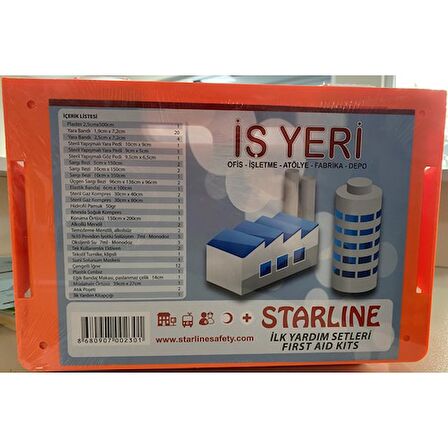 STARLINE İLK YARDIM SETİ İŞ YERLERİ- OFİS-ATÖLYE- FABRİKA-DEPO