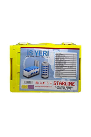 Starline Pl102 İlk Yardım Seti Iş Yerleri Için