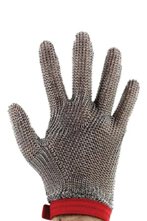 Starline Çelik Örgülü 5 Parmak Kesilmeye Dayanıklı Güvenlik Eldiveni