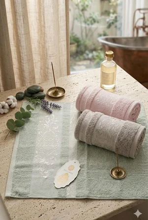  SÜPER LÜKS MİSS BAMBOO 50X90CM. İHRAÇ MALI EL&YÜZ 3'LÜ HAVLU SETİ %70 BAMBU LİFİ İÇERİR