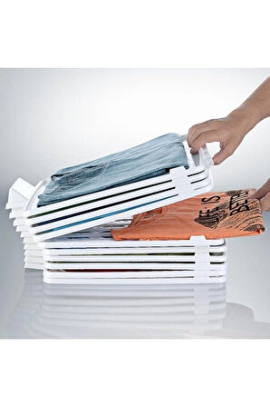 5 Adet Dolap Içi T-shirt Tişört Düzenleyici Organizer