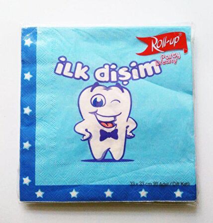 İLK DİŞİM PEÇETE MAVİ 20'Lİ