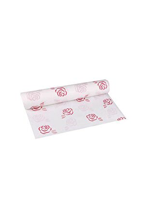 Roll-Up Laminelli Desenli Tek Kullanımlık Kağıt Masa Örtüsü - 100x150 Cm. - 16 Yaprak/Rulo