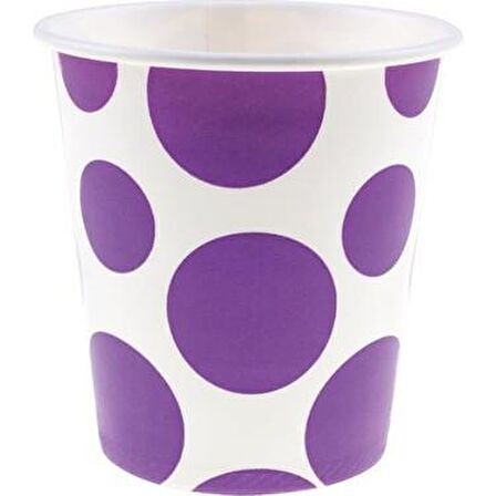 BARDAK KARIŞIK PUANTİYE LİLA 8'Lİ