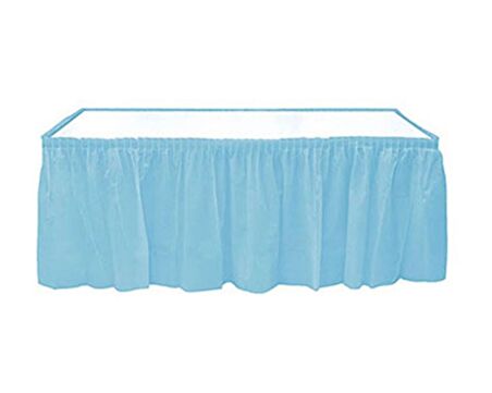 MASA ETEĞİ PLASTİK AÇIK MAVİ