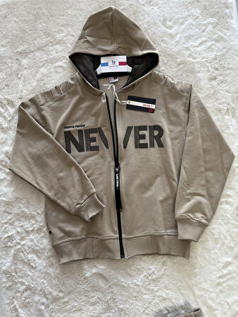 Fermuarlı Kapşonlu Erkek Çocuk  İkili Takım