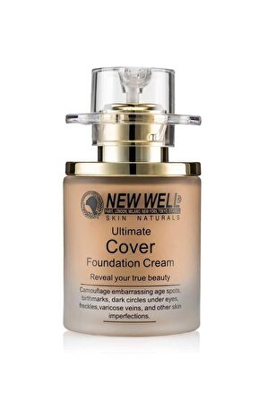 New Well Ultimate Cover Şişe Fondöten No:01 30ml