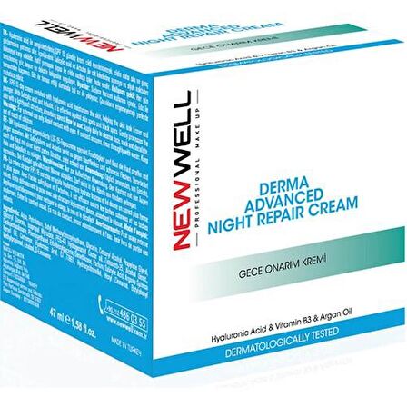 NEWWELL DERMA GECE ONARIM KREMI 47ML