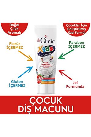 Dr.clinic Diş Macunu Çocuk 75 Ml / 120 Gr