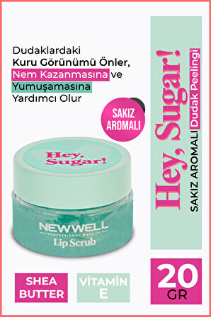 Hey Sugar! Sakız Aromalı Dudak Peelingi 20gr